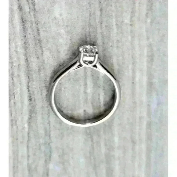 Tiffany & Co Platinum Lucida © .36ct Diamond Engagement Ring Discontinued Size 3 - Picture 10 of 15